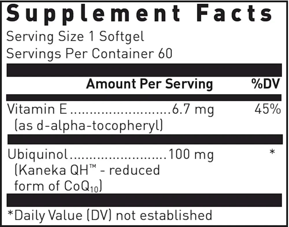 Product image for Ubiquinol-QH w/Vesisorb.