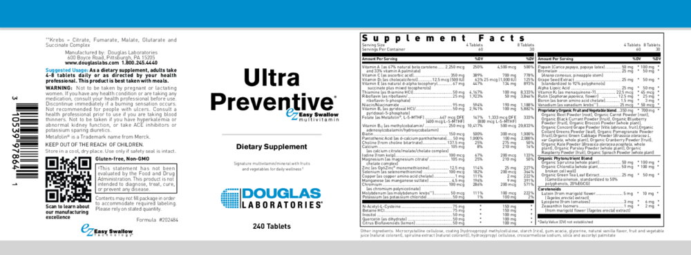 Product image for Ultra Preventive EZ Swallow.