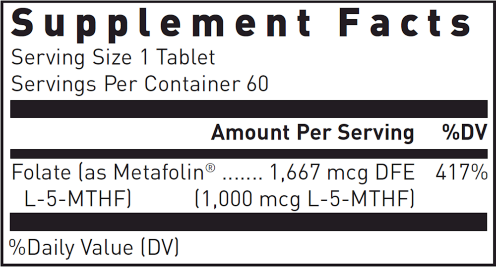 Product image for Methyl Folate.