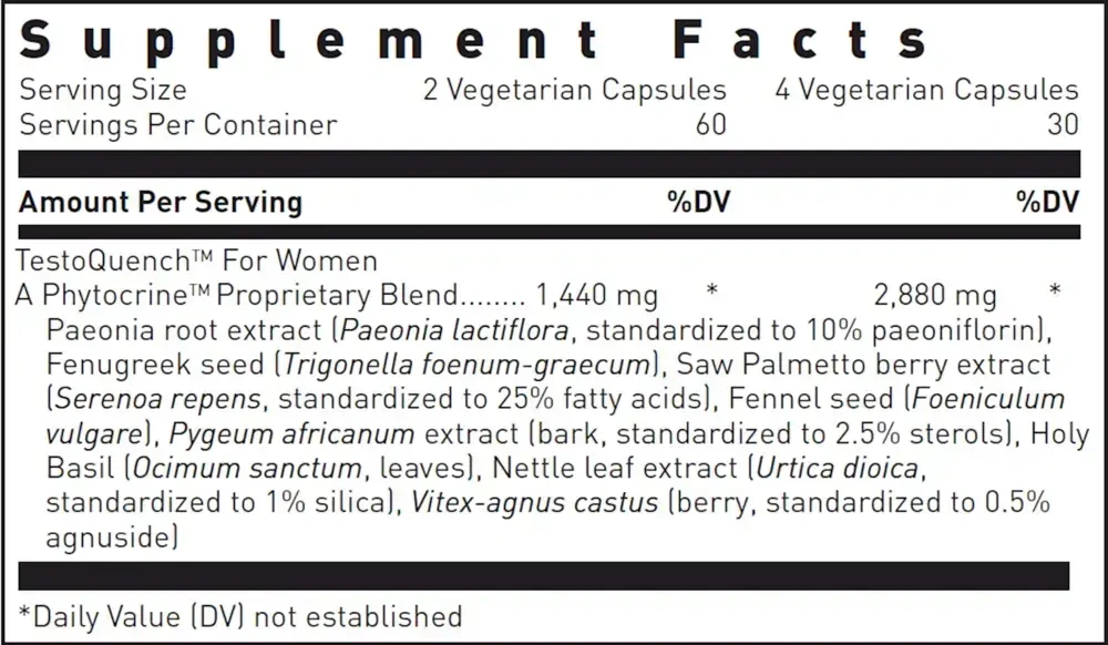 Product image for TestoQuench for Women.