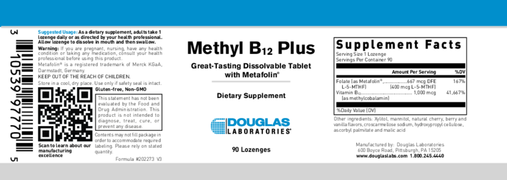 Product image for Methyl B12 Plus.