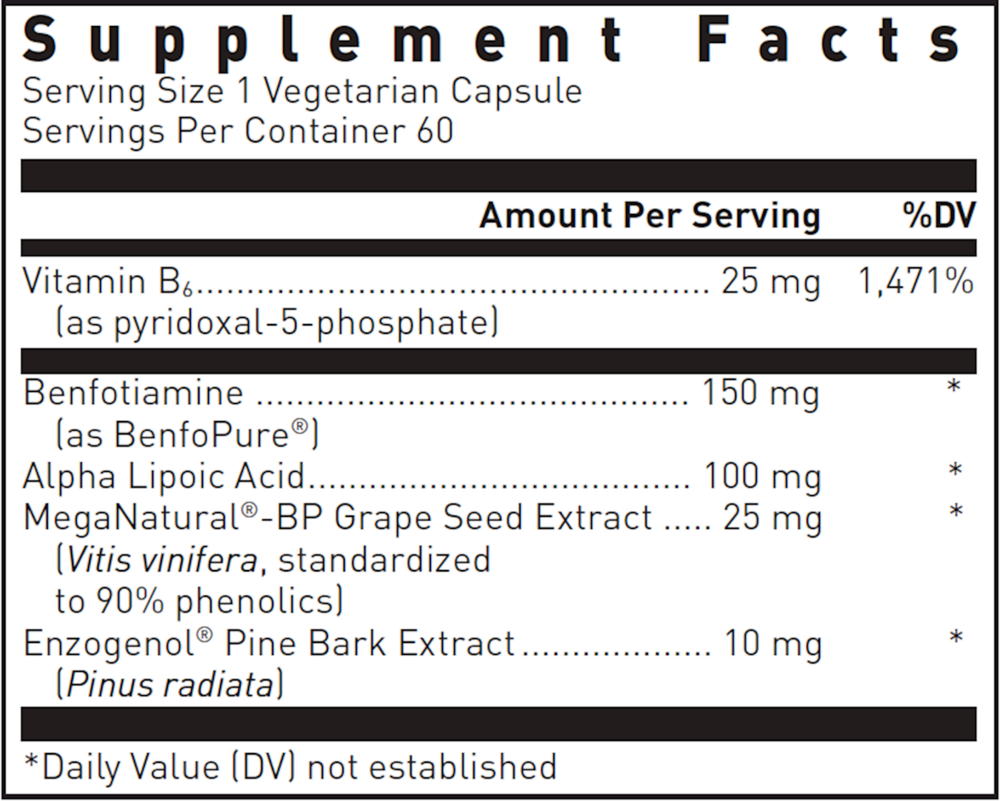 Product image for Ultra Benfotiamine.