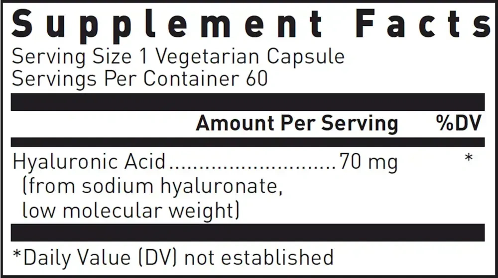Product image for Hyaluronic Acid.