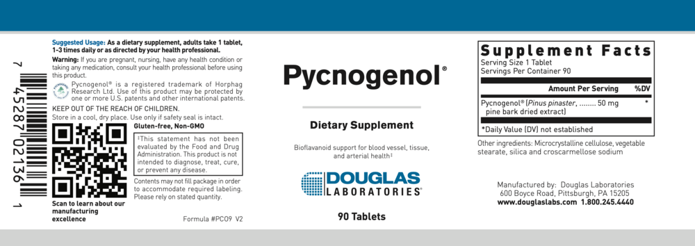 Product image for Pycnogenol 50mg.