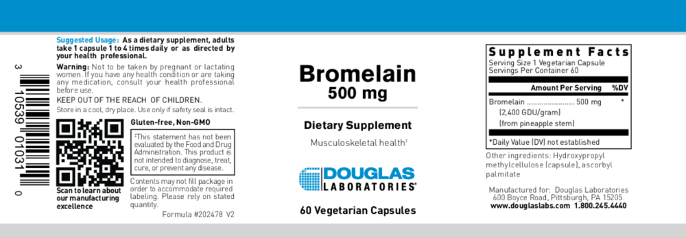Product image for Bromelain 500mg.