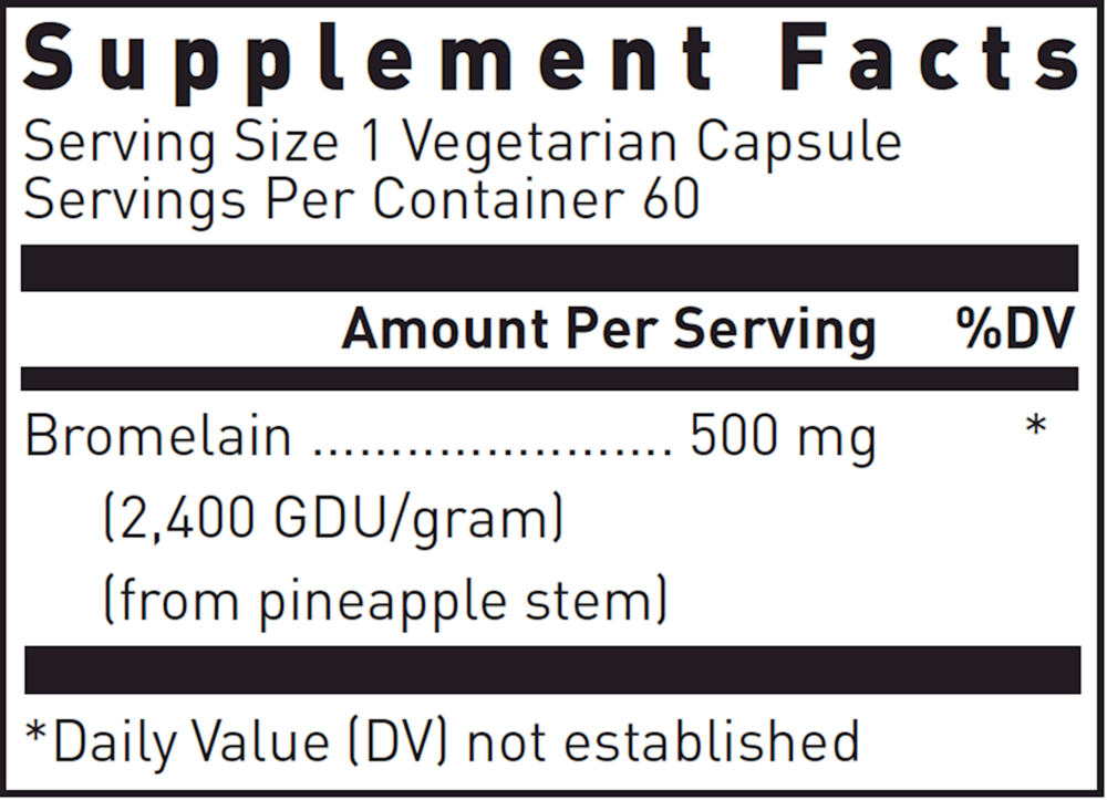 Product image for Bromelain 500mg.