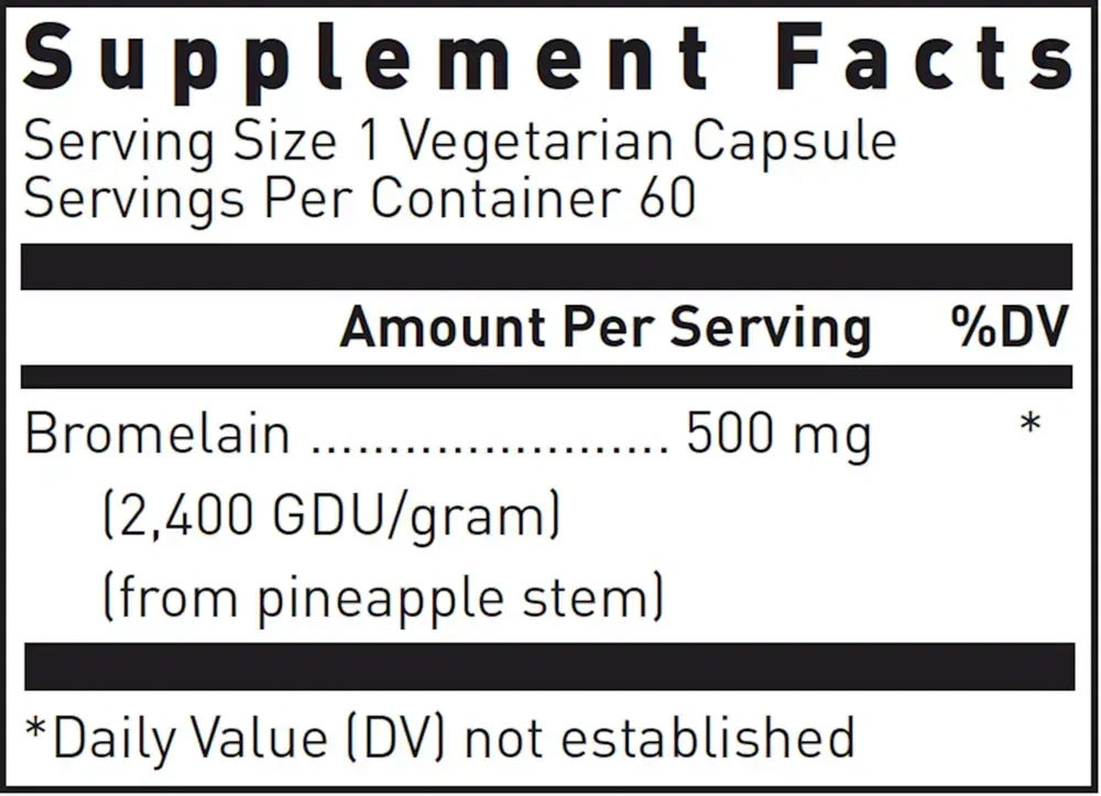 Product image for Bromelain 500mg.