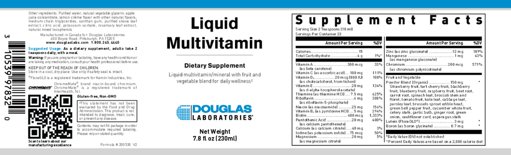 Product image for Liquid Multivitamin.