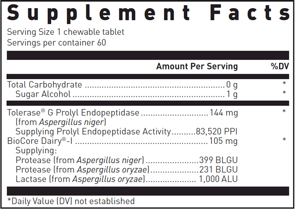 Product image for Gluten-Dairy Ultra Enzyme.