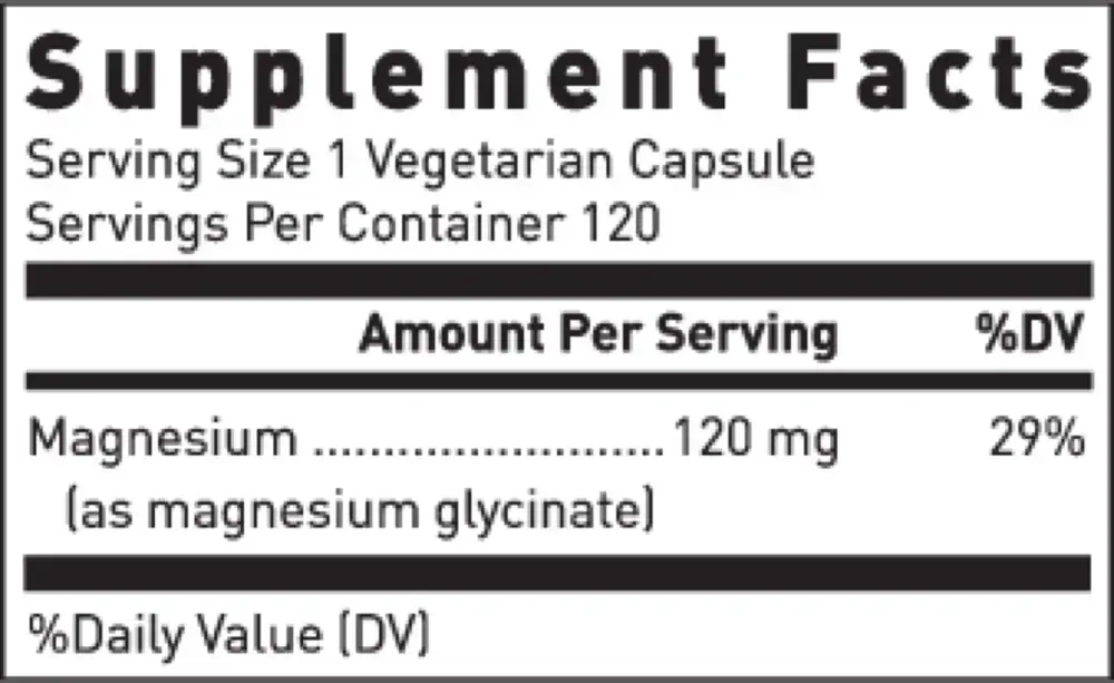 Product image for Magnesium Glycinate.