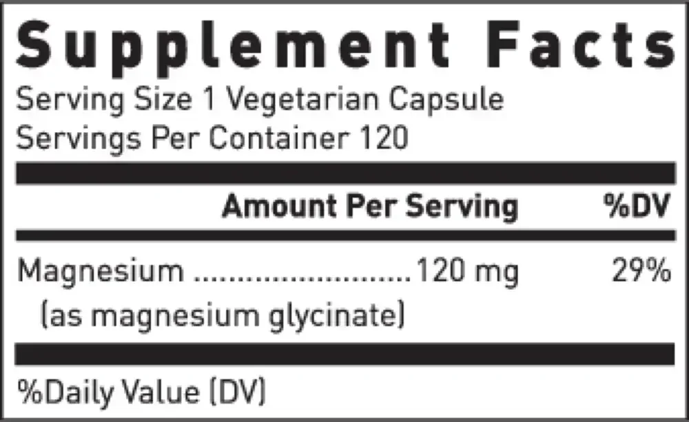 Product image for Magnesium Glycinate.