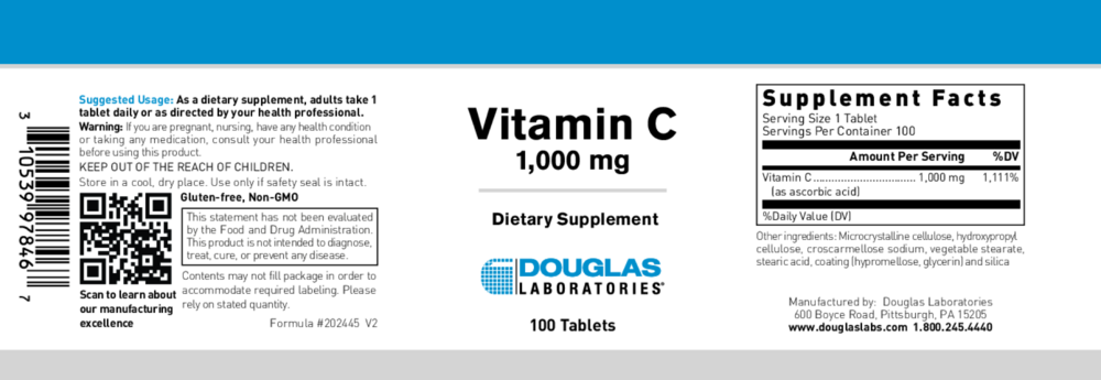 Product image for Vitamin C 1,000 mg.