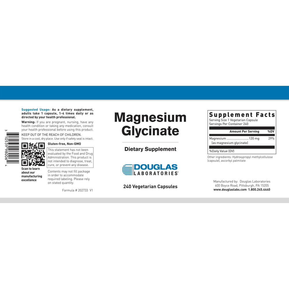 Product image for Magnesium Glycinate.