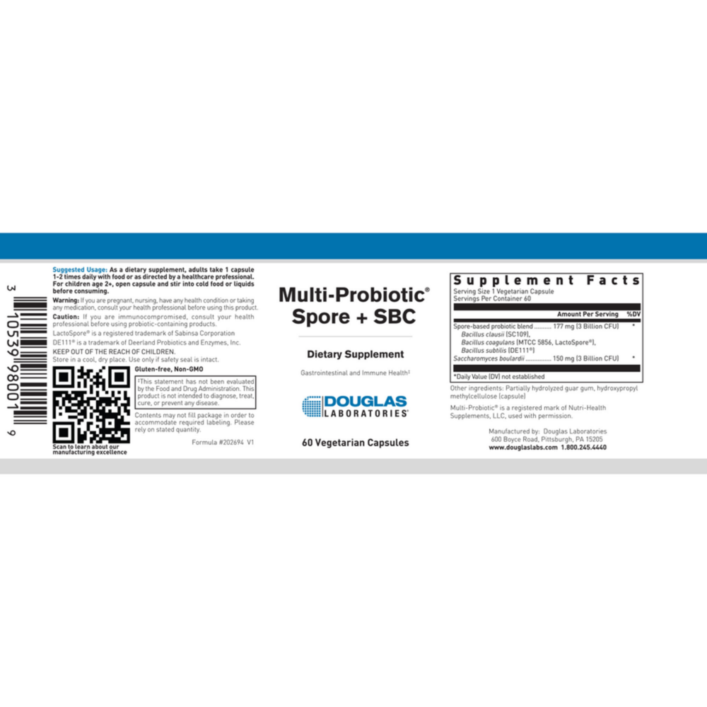 Product image for Multi-Probiotic® Spore + SBC.