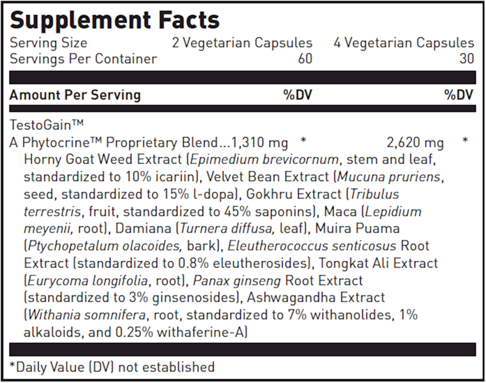 Product image for Testogain (California Only).