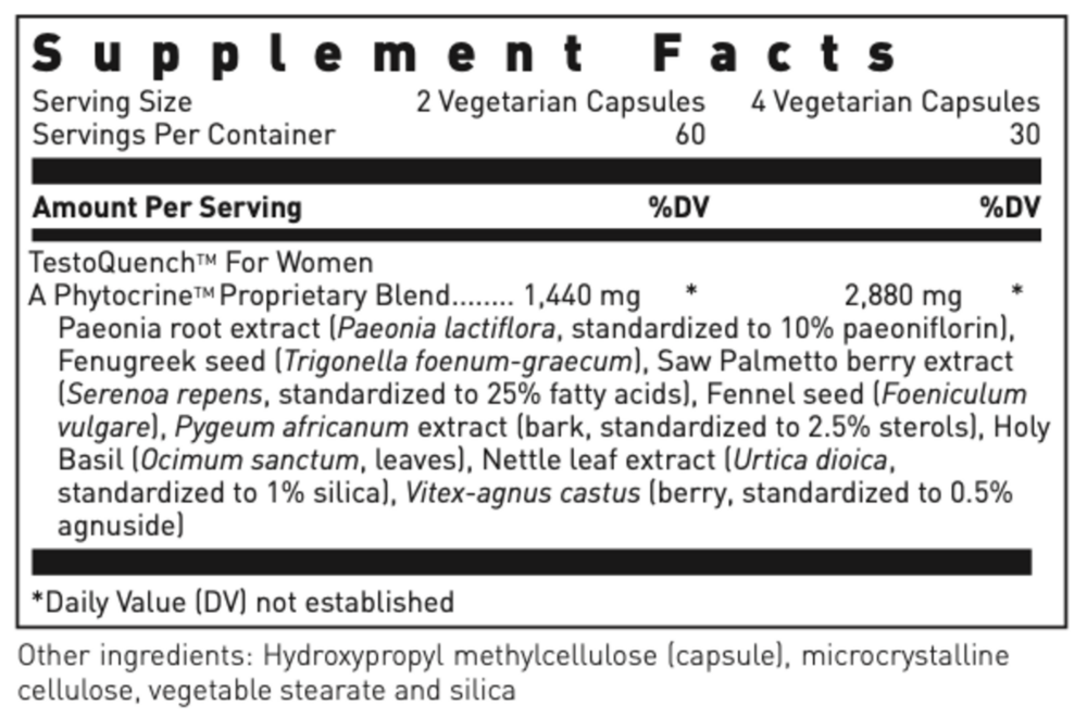 Product image for TestoQuench for Women (California Only).