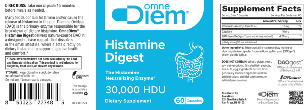Product image for Histamine Digest.