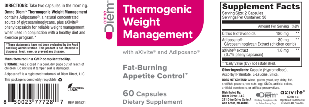 Product image for Thermogenic Weight Management with aXivi.