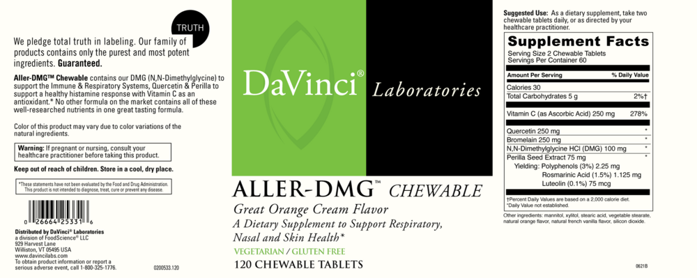 Product image for Aller-DMG (chewable).