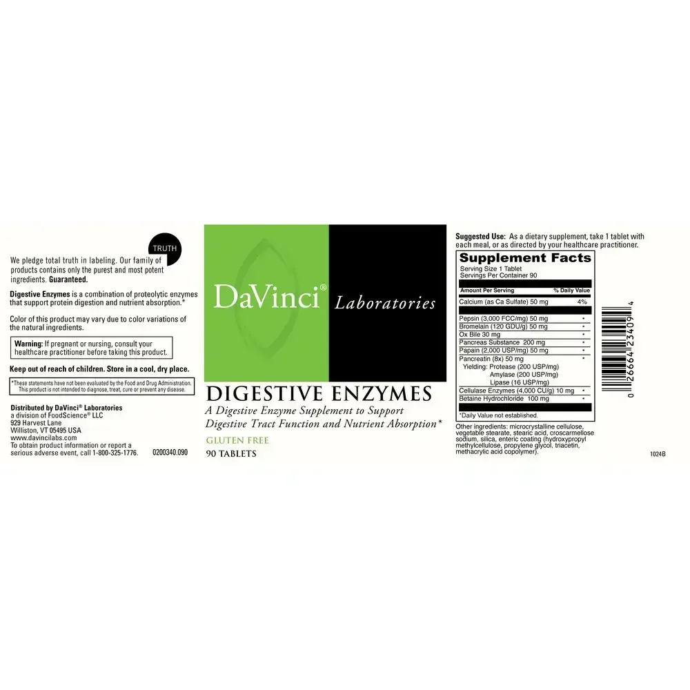 Product image for Digestive Enzymes.