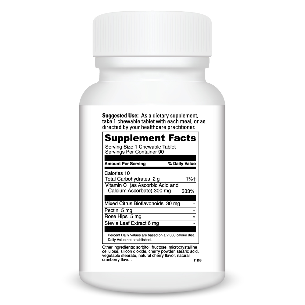 Product image for Chewable C-300mg Cherry.