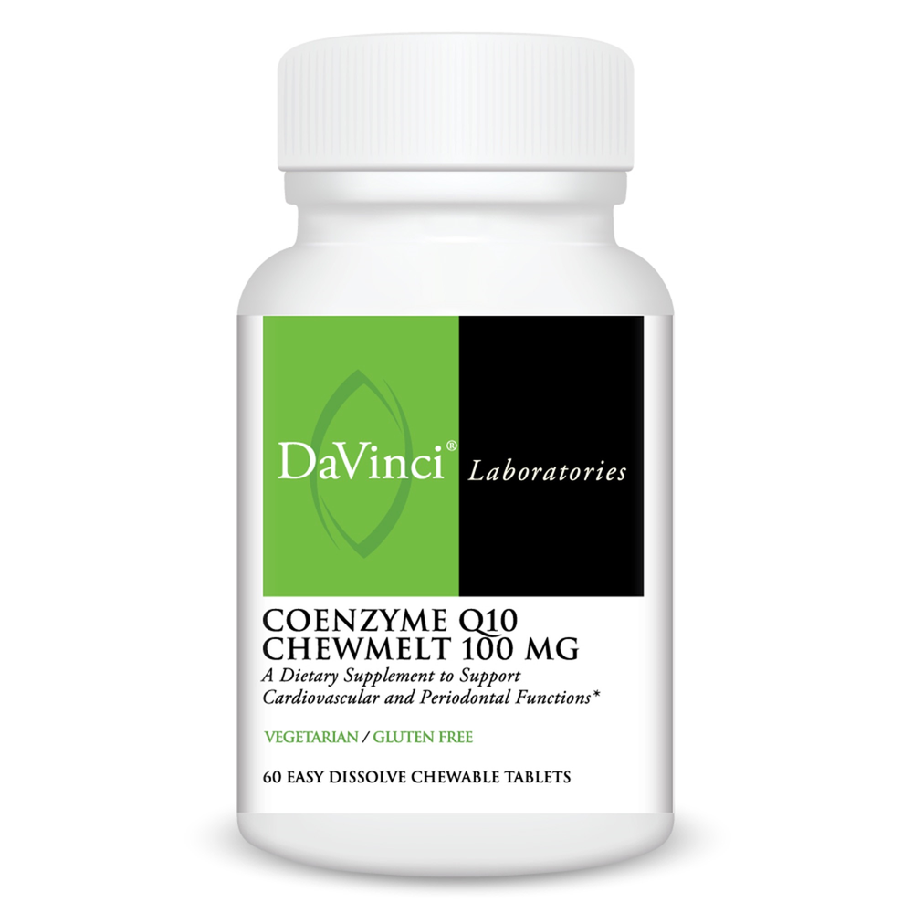 Product image for CoQ10 100mg Chewable Tablets.