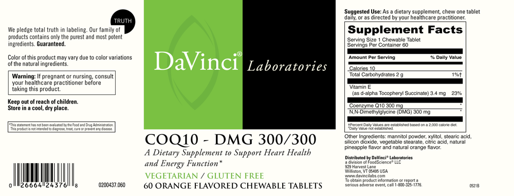 Product image for CoQ10-DMG 300/300.