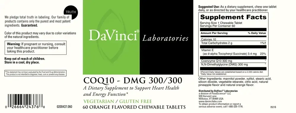 Product image for CoQ10-DMG 300/300.