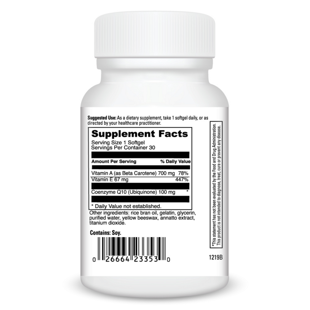 Product image for CoQsol 100mg.