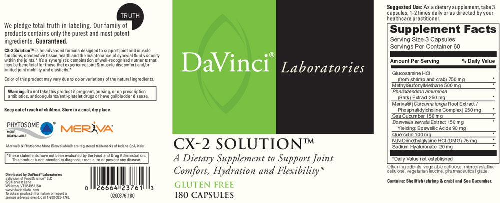Product image for CX-2 Solution.