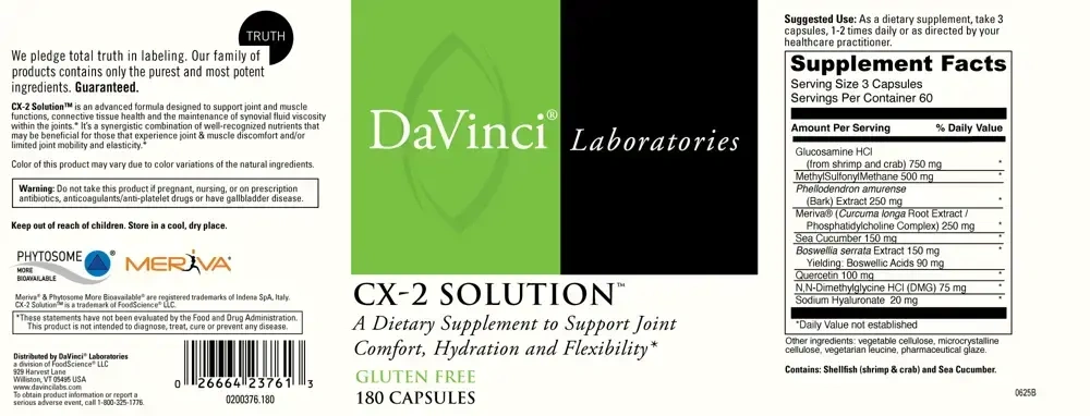 Product image for CX-2 Solution.