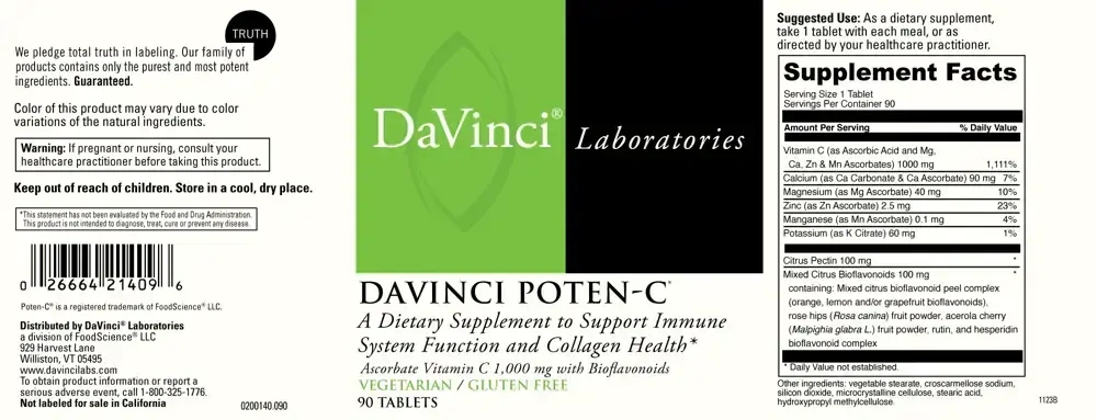 Product image for DaVinci Poten-C®.