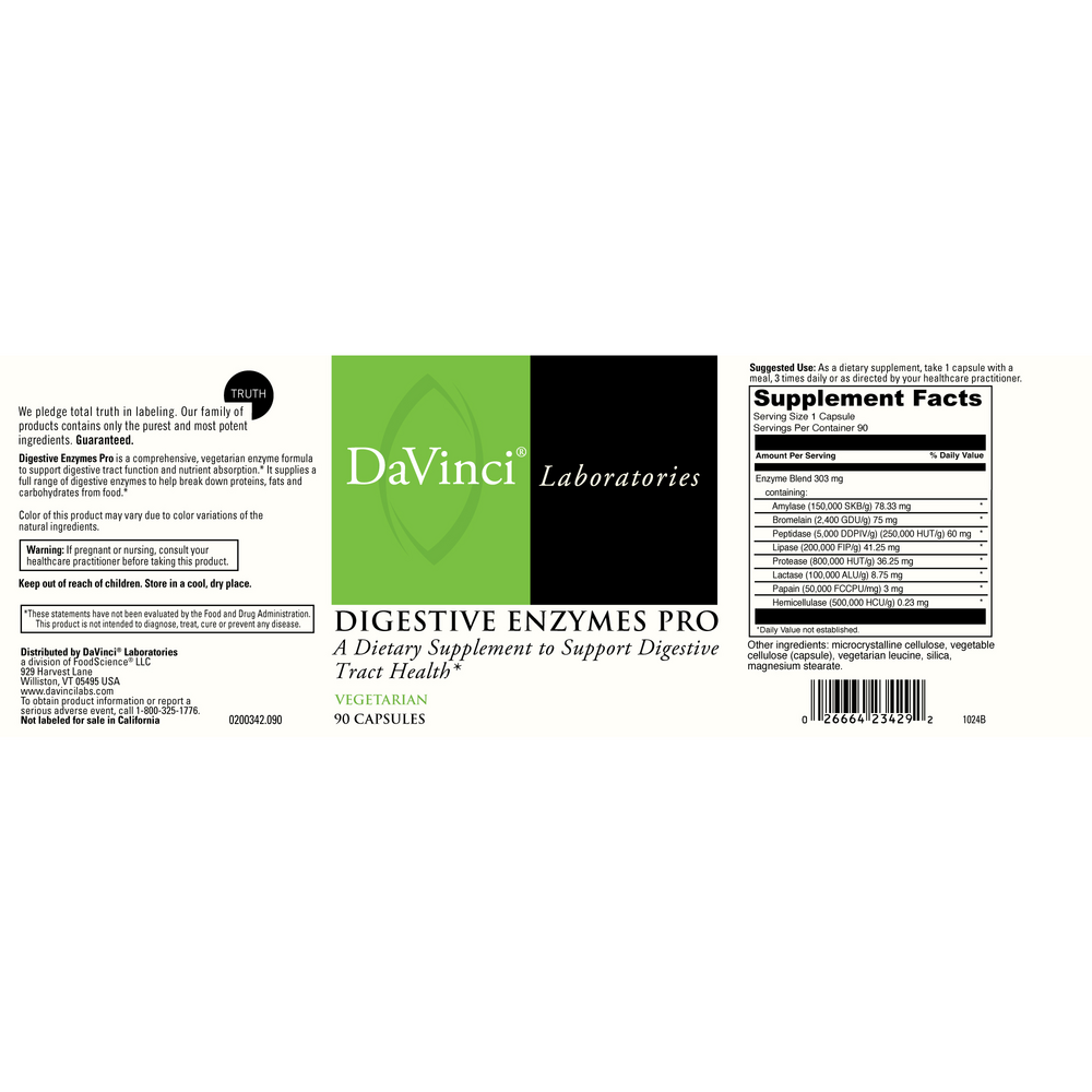 Product image for Digestive Enzymes Pro.