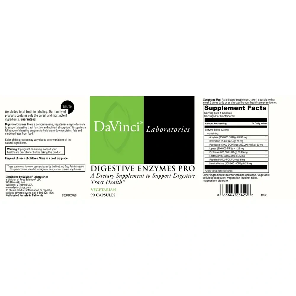Product image for Digestive Enzymes Pro.