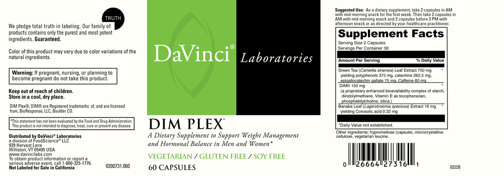 Product image for DIM Plex.