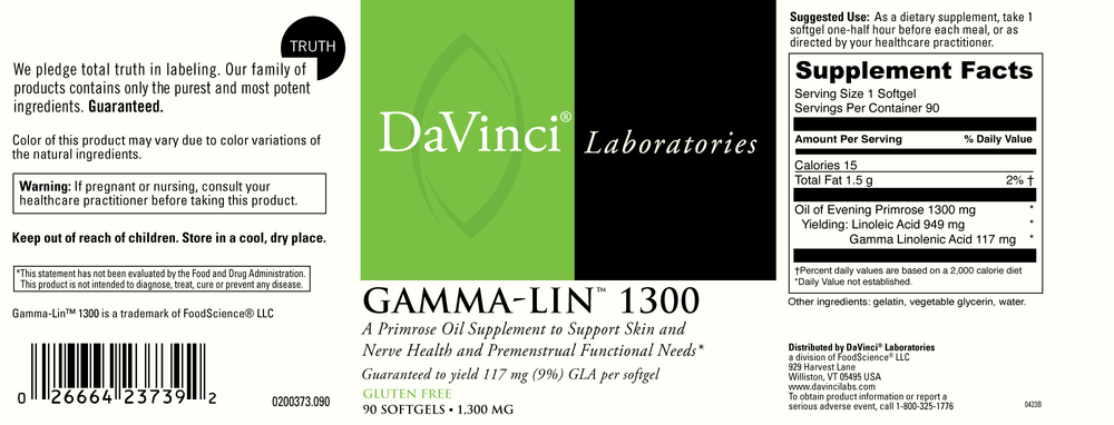 Product image for Gamma Lin 1,300mg.