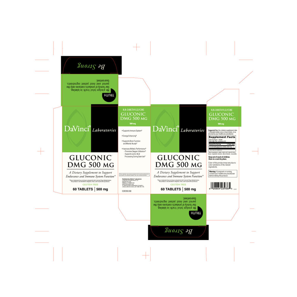 Product image for Gluconic DMG 500mg (chewable).