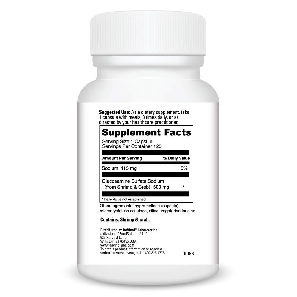 Product image for Glucosamine Sulfate 500mg.