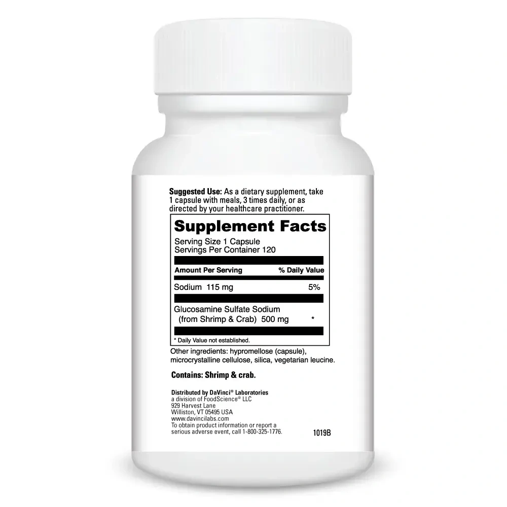 Product image for Glucosamine Sulfate 500mg.