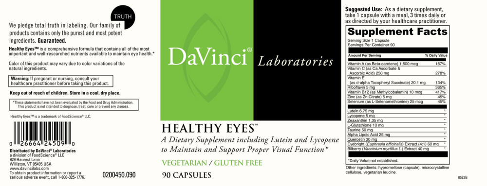 Product image for Healthy Eyes.