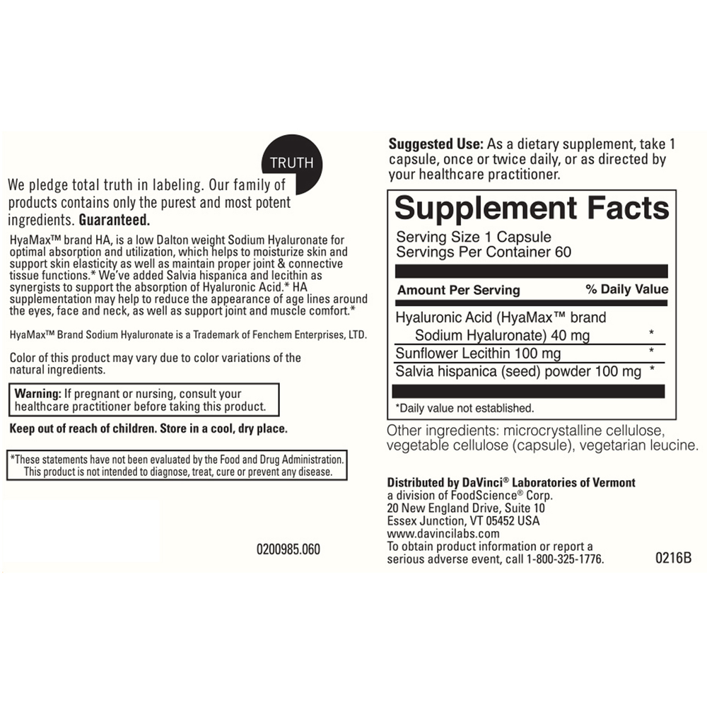 Product image for Hyaluronic Acid.