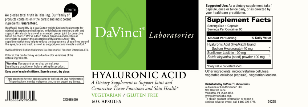Product image for Hyaluronic Acid.