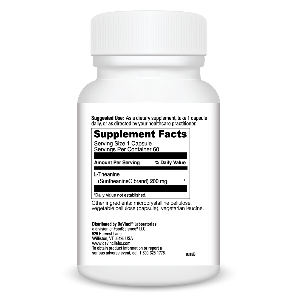 Product image for L-Theanine 200mg.