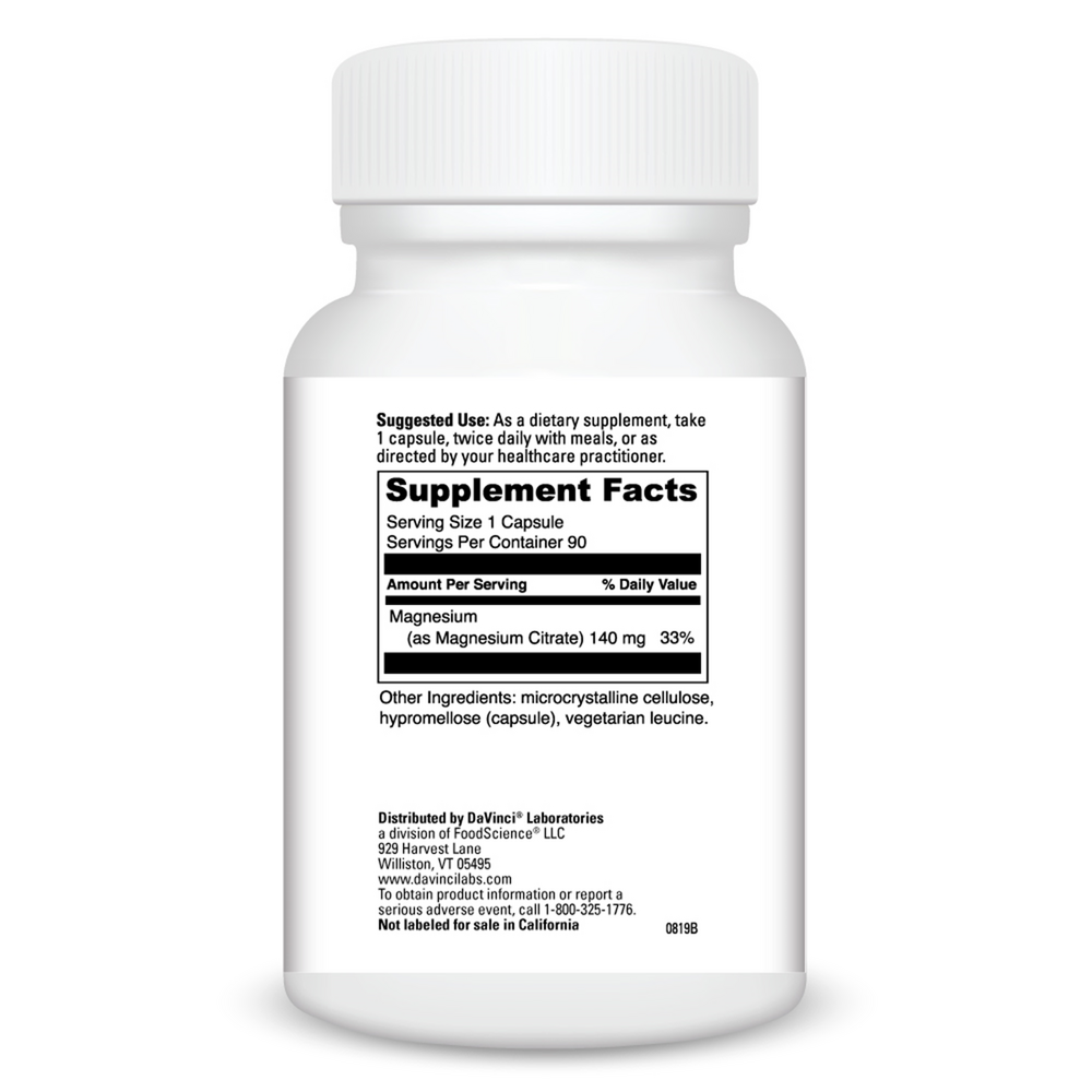 Product image for Magnesium Citrate 140mg.