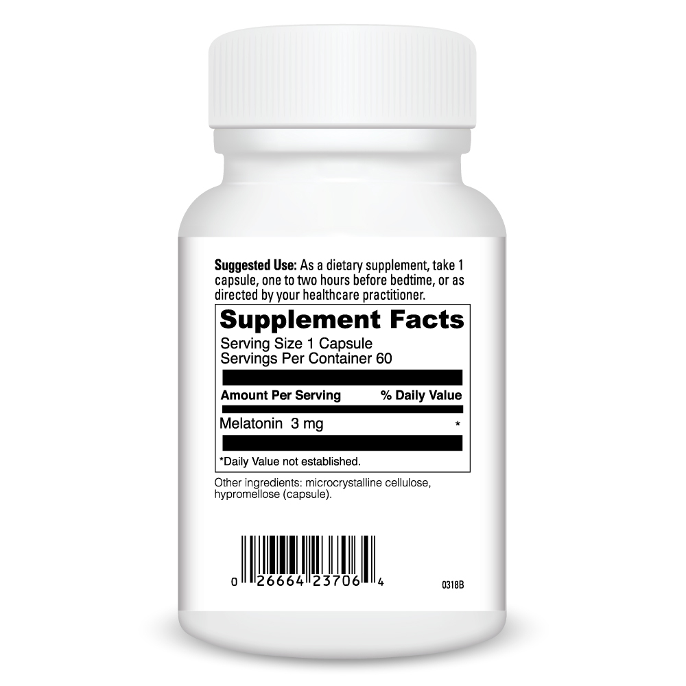 Product image for Melatonin 3mg.