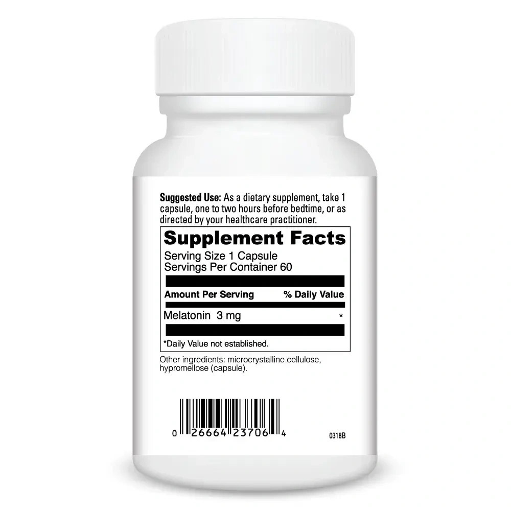 Product image for Melatonin 3mg.