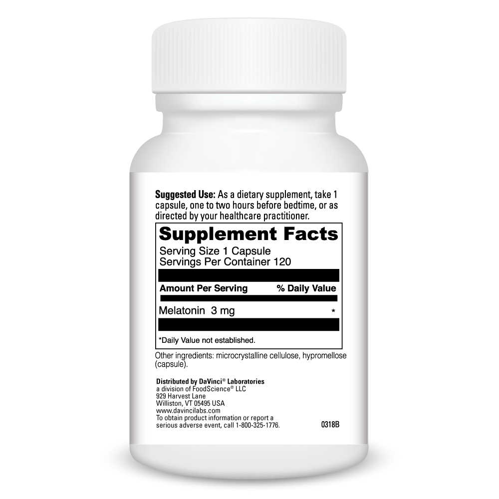 Product image for Melatonin 3mg.