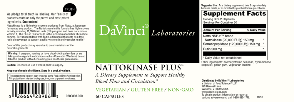 Product image for Nattokinase Plus.