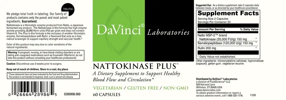 Product image for Nattokinase Plus.
