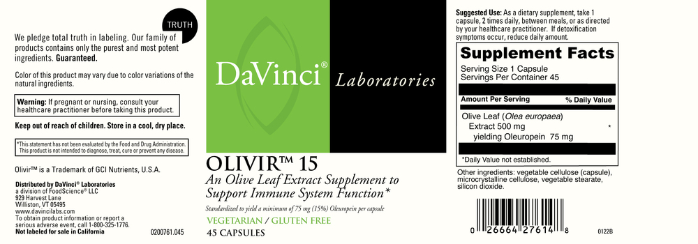 Product image for Olivir 15.